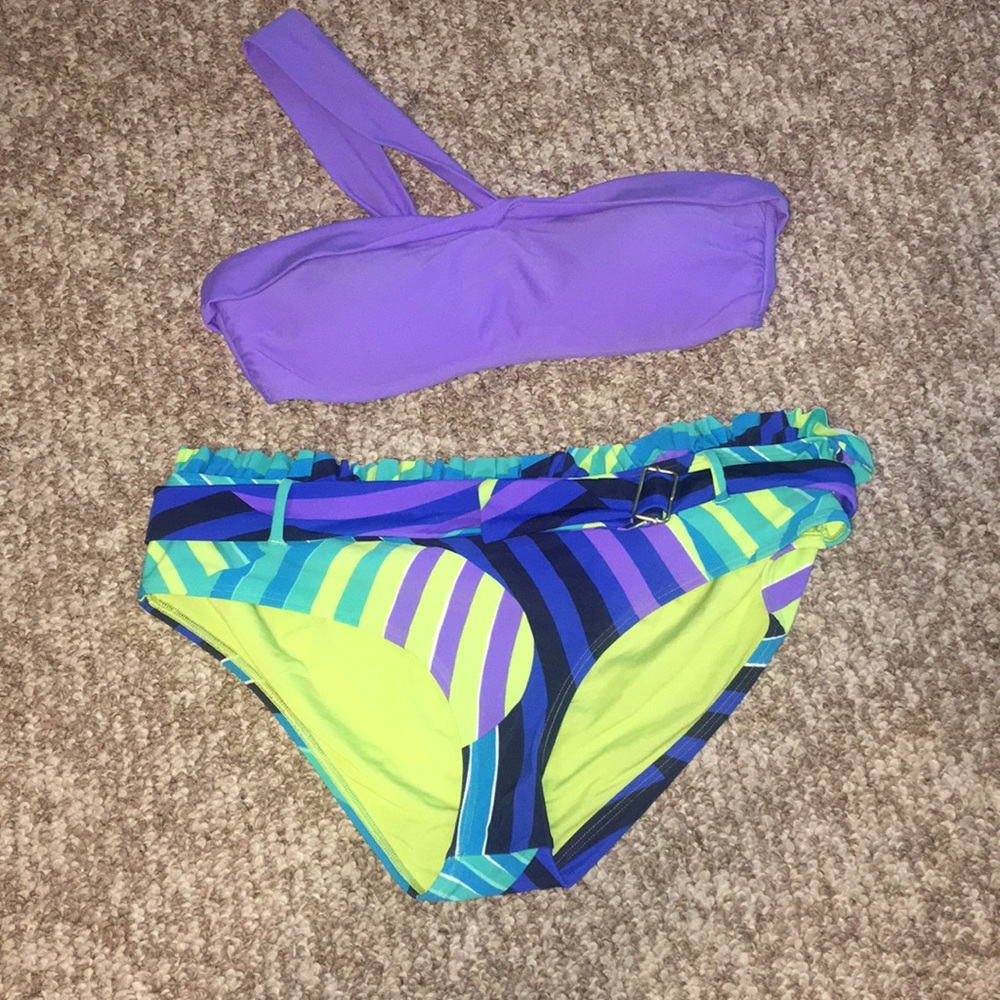 Aerie retro belted bikini